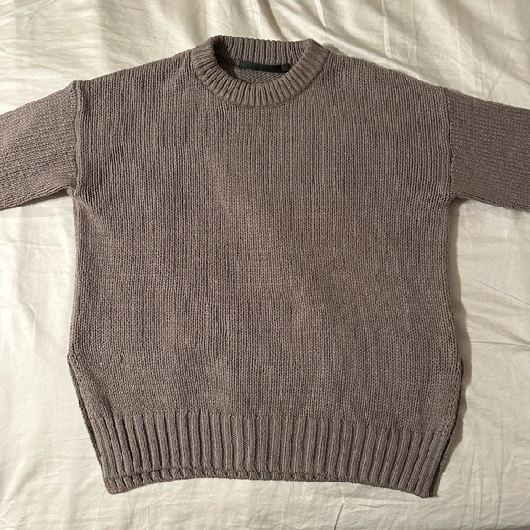 *Like New* Jenni Kayne Boyfriend Crewneck - Small - Taupe - Picture 7 of 10